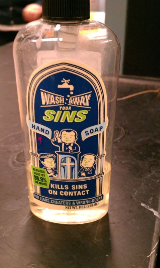 Wash Away Your Sins Soap