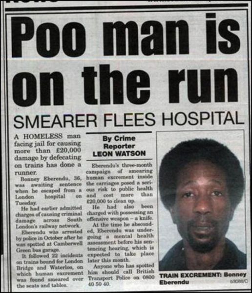 Poo Man On The Run