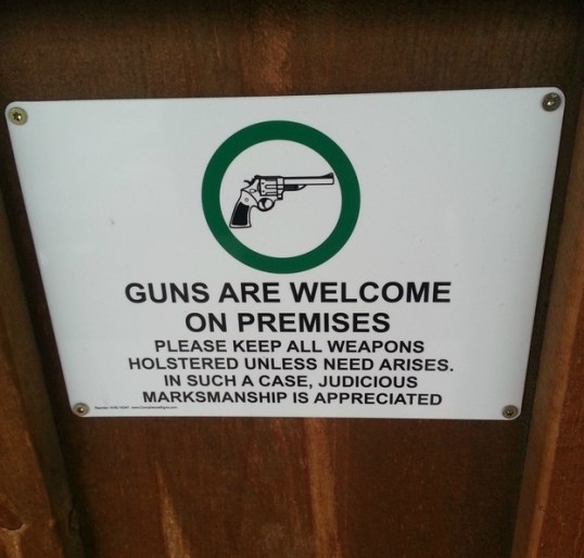 Guns Welcomed