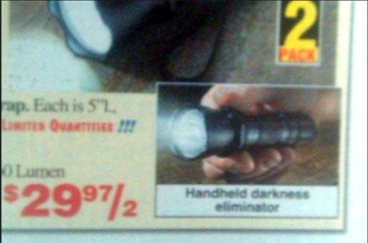 Handheld Darkness Eliminator