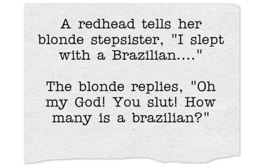 Slept with a Brazilian