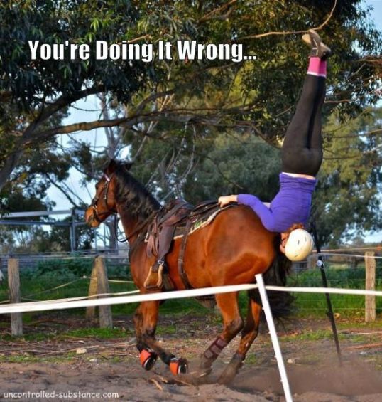 You're Doing It Wrong